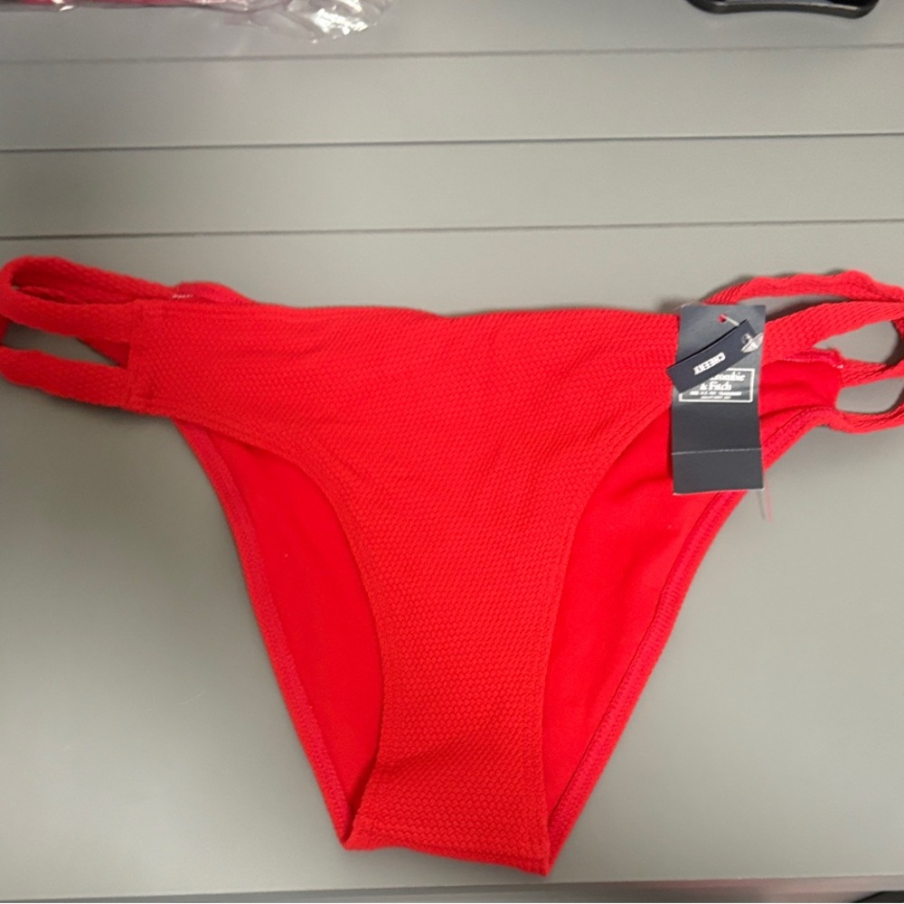 Abercrombie & Fitch Red Bikini Bottom